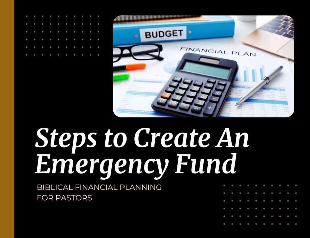 Steps to Create an Emergency Fund for Pastors